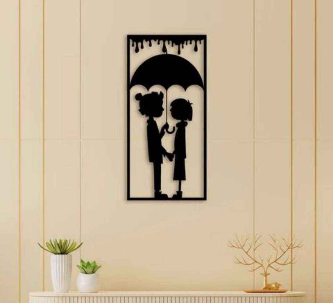 Romantic Couple Under Umbrella Metal Wall Art Valentine Gift Havenly Homes