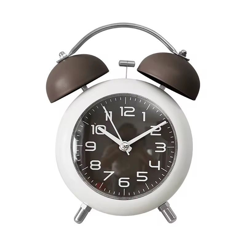 Art Deco Silent Desk Alarm Clock with Snooze Function – Havenly Homes