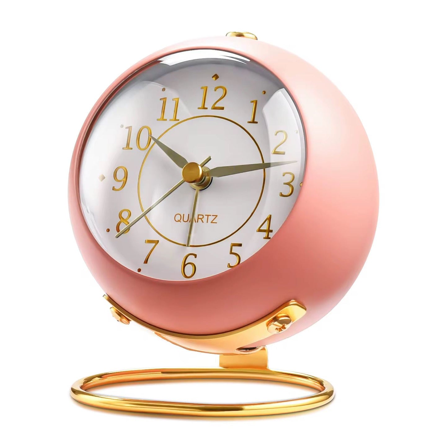 European Style Silent Table Clock with Night Light – Havenly Homes