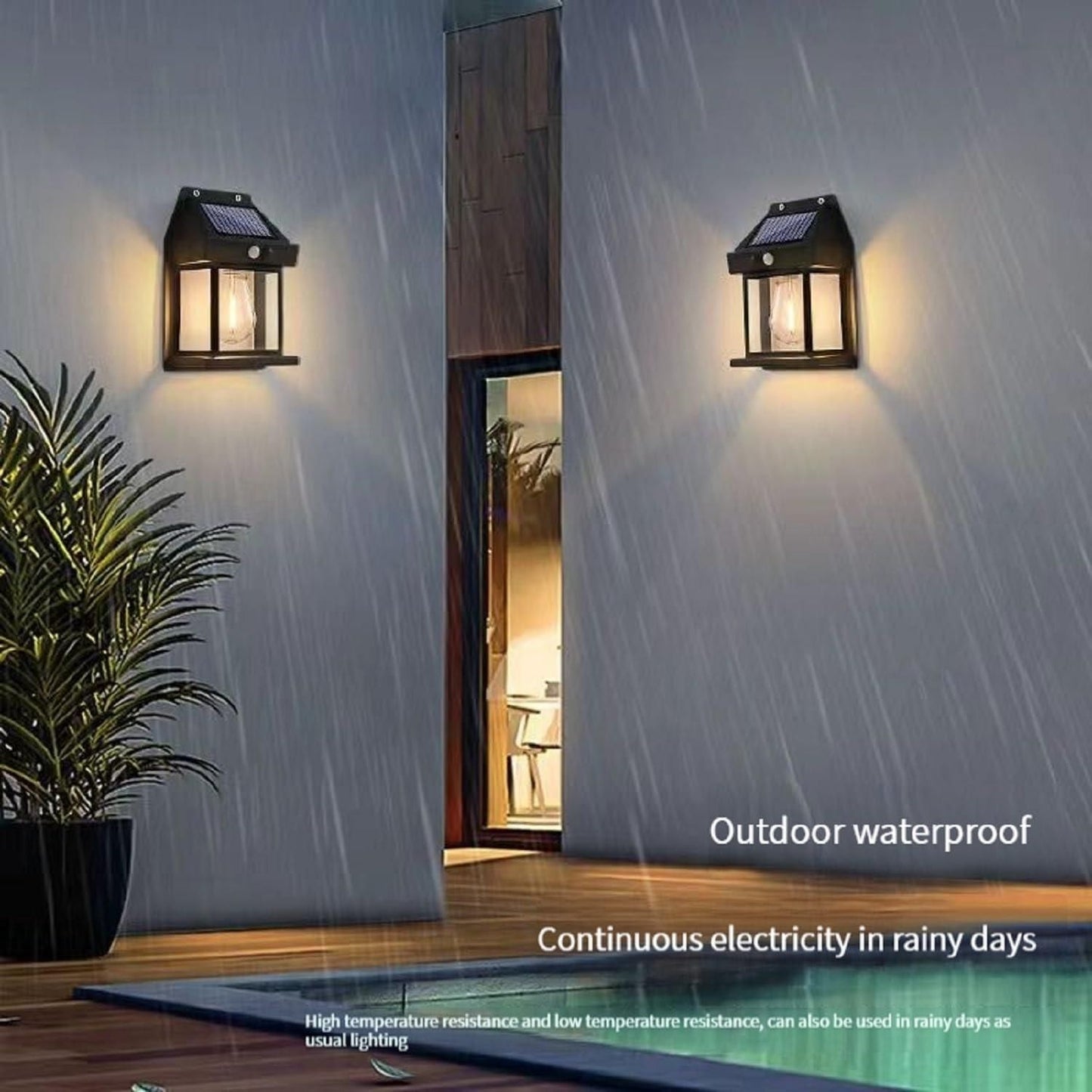 Solar Outdoor Wall Light – Havenly Homes