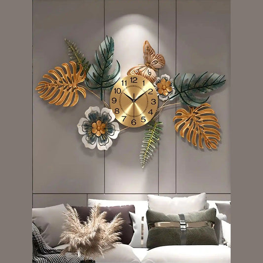 Europiun Time Decor Wall Clock Premium Iron Home & Wall Décor – Havenly Homes - Havenly Homes