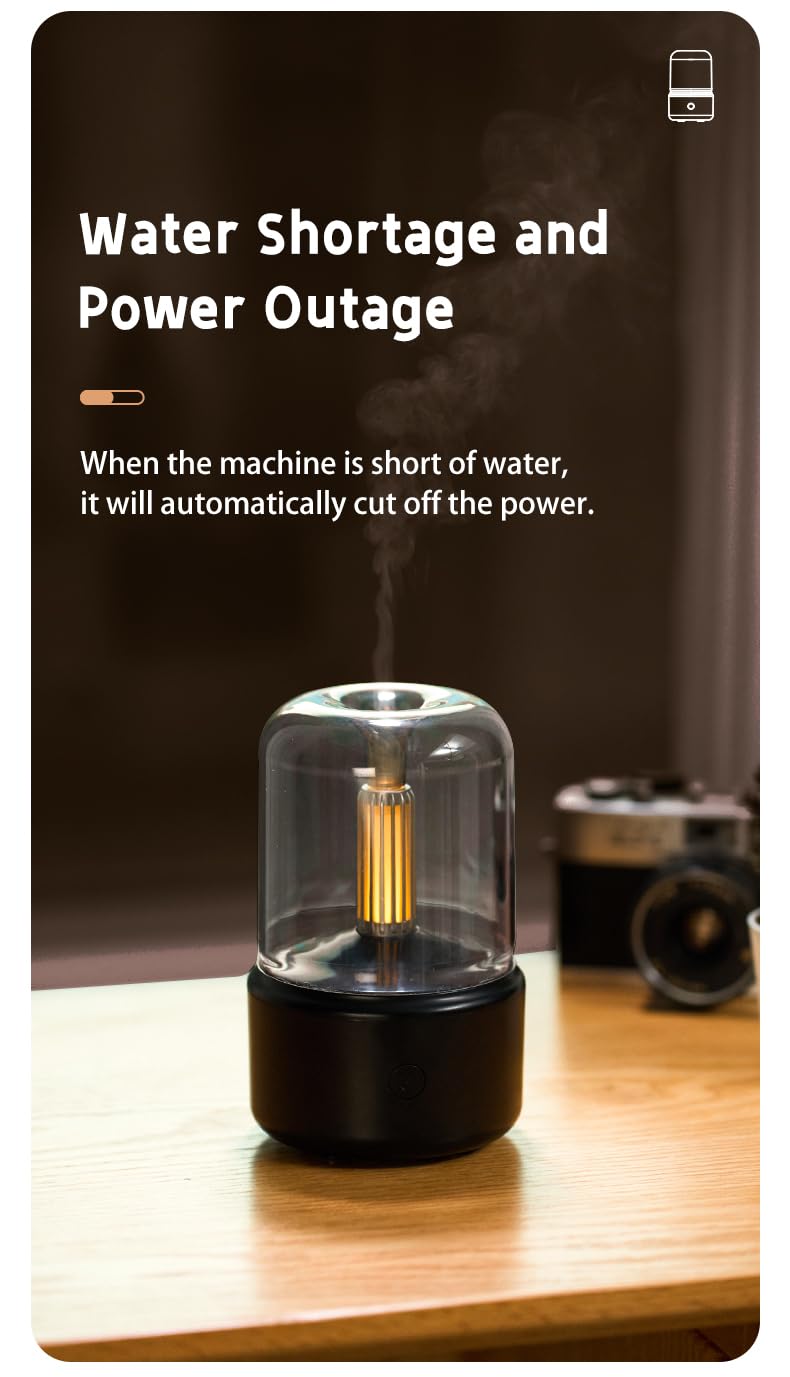 🌫️ Atmosphere Candle Light Humidifier Havenly Homes