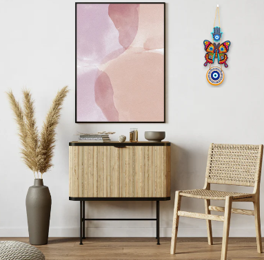 Evil Eye Wall Hanging with Hamsa Hand | Havenly Homes