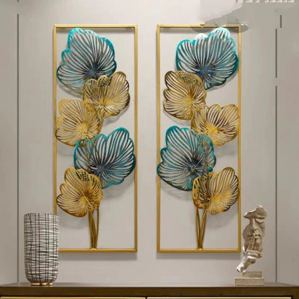 Sallow Leaf Frame S2 – Metal Wall Décor | Elegant Home Decoration - Havenly Homes