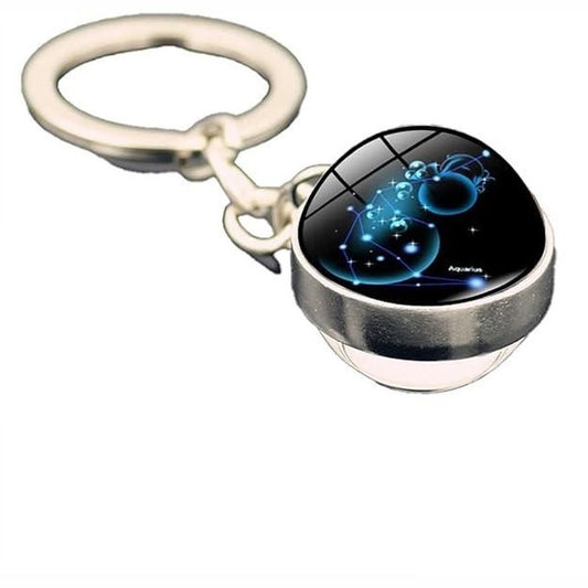 Zodiac Gemstone Keychain – Stylish Gift Accessory – Havenly Homes - Havenly Homes