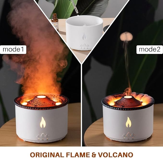 Flame & Volcano Essential Oil Diffuser | Home Décor & Diwali Gift