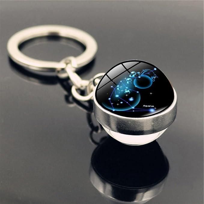 Zodiac Gemstone Keychain – Stylish Gift Accessory – Havenly Homes