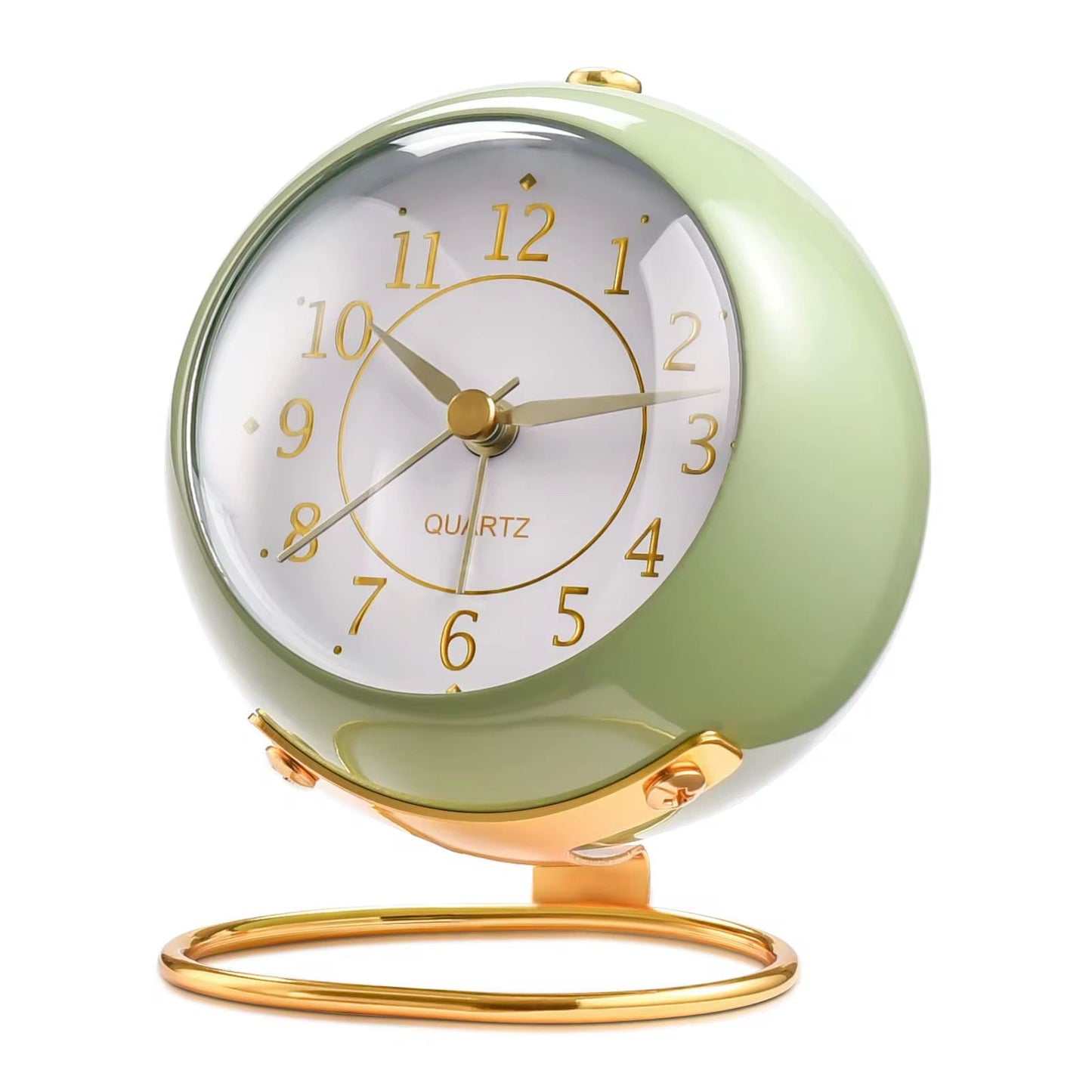 European Style Silent Table Clock with Night Light – Havenly Homes