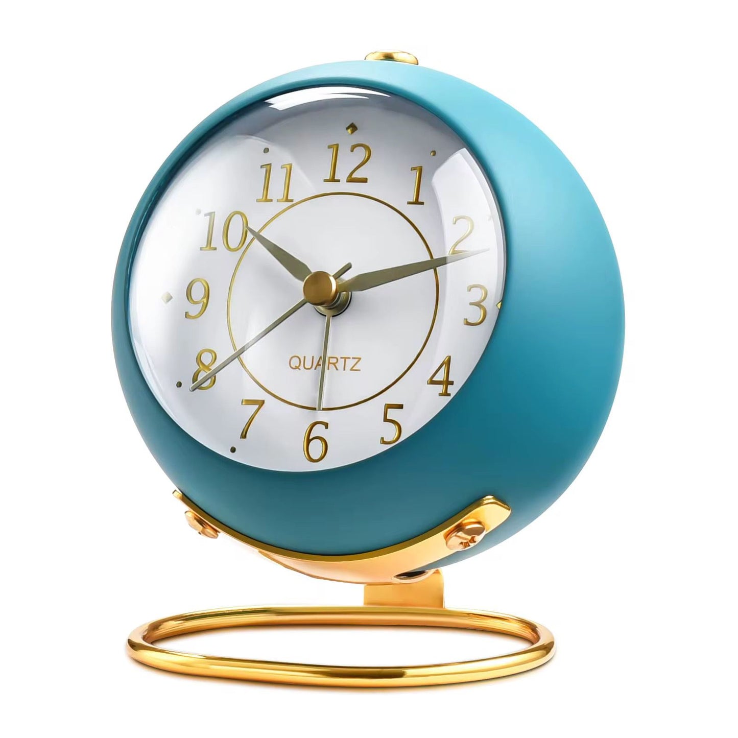 European Style Silent Table Clock with Night Light – Havenly Homes