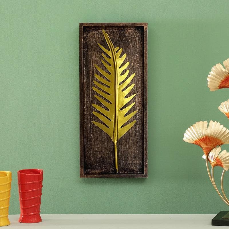 Tally Palm Leaf Wall Décor Iron & MDF Leaf Design Home Decoration - Havenly Homes