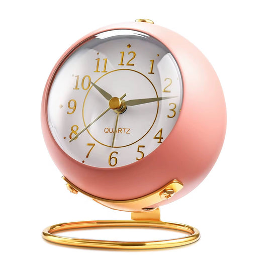 European Style Silent Table Clock with Night Light – Havenly Homes