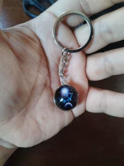 Zodiac Gemstone Keychain – Stylish Gift Accessory – Havenly Homes