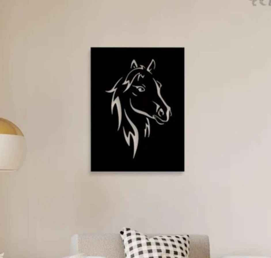 Horse Metal Wall Art Modern Wall Décor | Havenly Homes