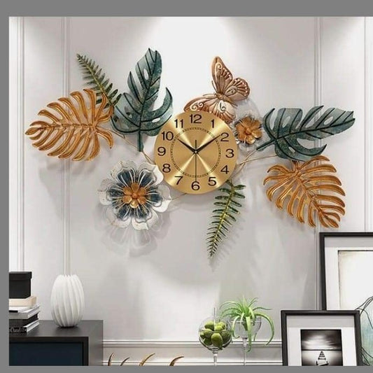 Europiun Time Decor Wall Clock Premium Iron Home & Wall Décor – Havenly Homes - Havenly Homes