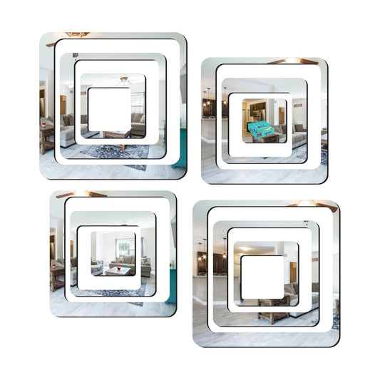 3D Acrylic Mirror Wall Sticker Decoration – Havenly Homes