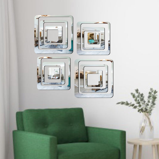 3D Acrylic Mirror Wall Sticker Decoration – Havenly Homes