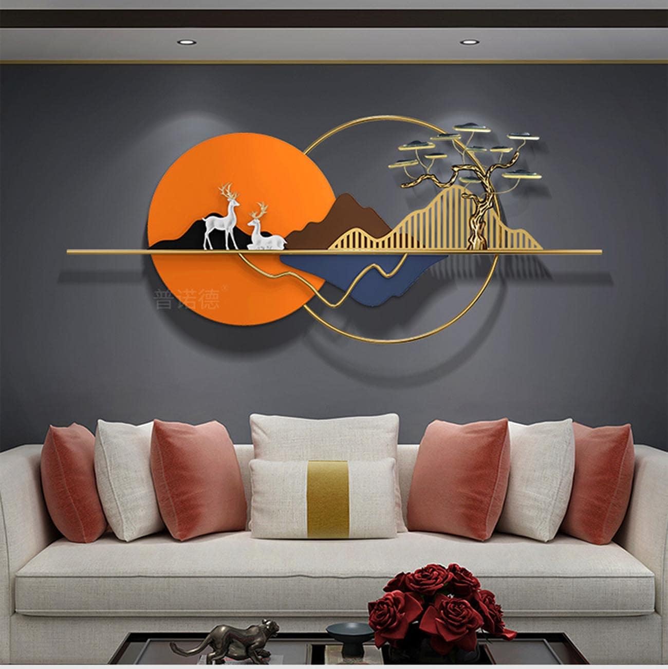 WHITE DEER MOUNT DECOR | Premium Iron & MDF Wall Art | Havenly Homes - Havenly Homes