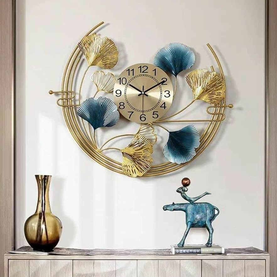 Welson Time Metal Wall Clock Décor | Modern Home Decoration - Havenly Homes