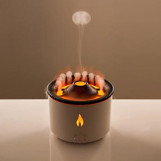 Flame & Volcano Essential Oil Diffuser | Home Décor & Diwali Gift