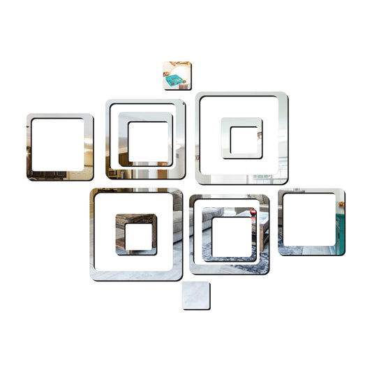 3D Acrylic Mirror Wall Sticker – Havenly Homes