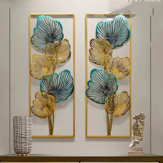 Sallow Leaf Frame S2 – Metal Wall Décor | Elegant Home Decoration - Havenly Homes