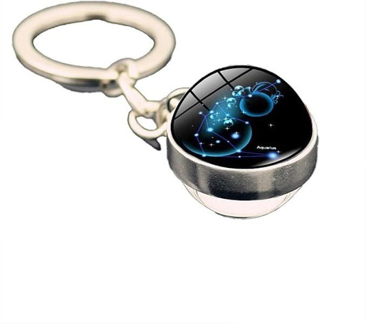 Zodiac Gemstone Keychain – Stylish Gift Accessory – Havenly Homes