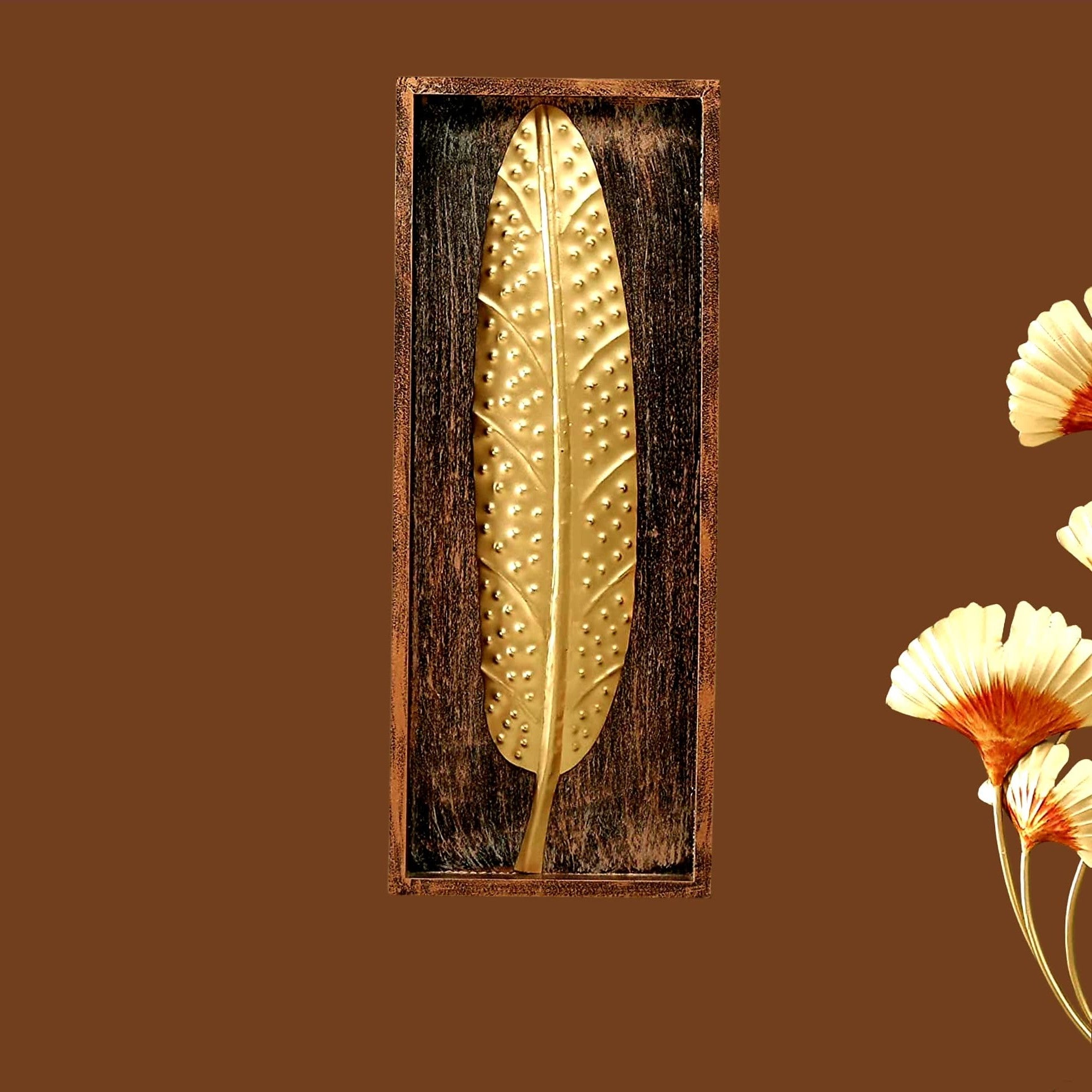 Hale Leaf Décor iron & MDF Wall Hanging for Home Décor - Havenly Homes