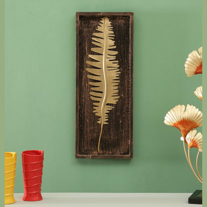 BAY LEAF Wall Décor Iron & MDF Leaf Design Home Decoration - Havenly Homes