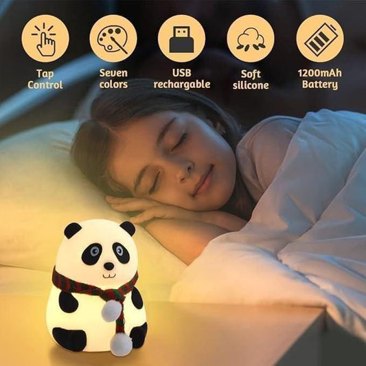 Cute Panda Kids Night Lamp with Touch Sensor – Havenly Homes