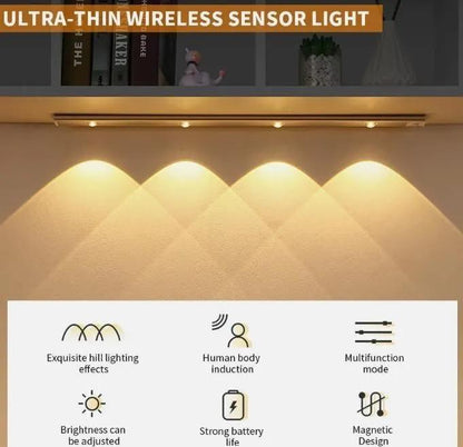 LED PIR Motion Sensor Cabinet Light – USB Rechargeable – Havenly Homes