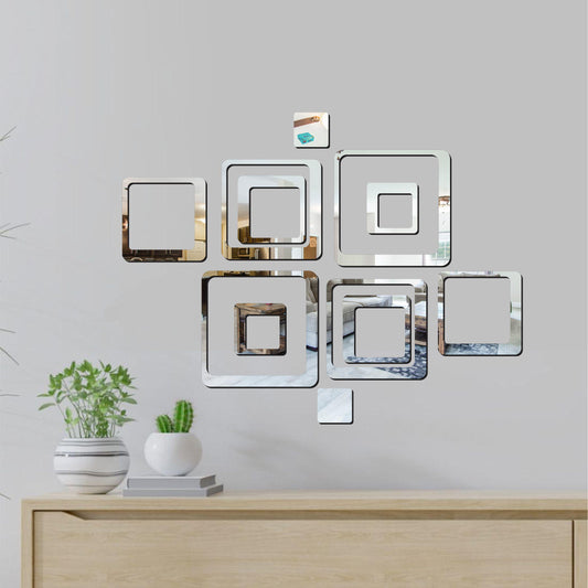 3D Acrylic Mirror Wall Sticker – Havenly Homes
