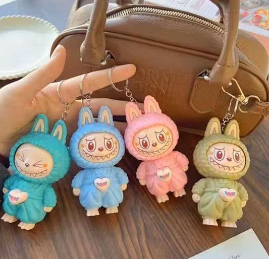 Labubu Keychain – Cute Kawaii Cartoon Keyring & Décor – Havenly Homes