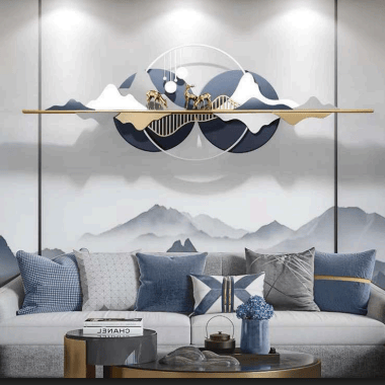 WHITE MOUNT DEER DECOR | Premium Iron Metal Wall Art | Havenly Homes - Havenly Homes