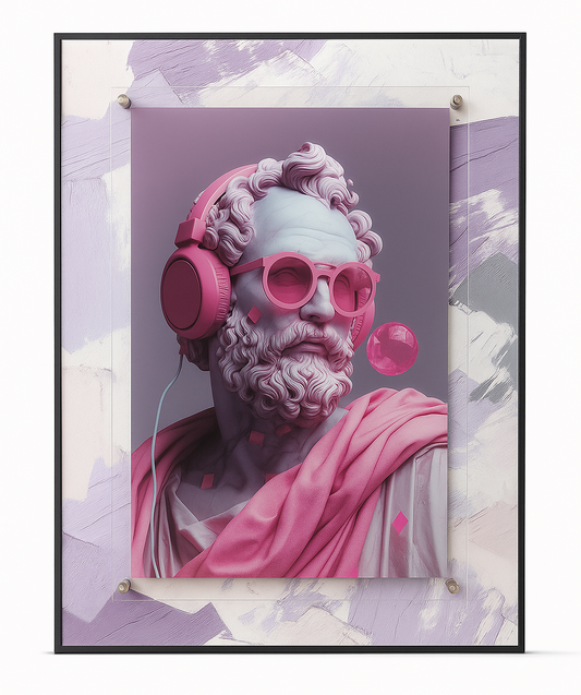 Modern Classical Art Frame Luxury Glass Frame Wall Decor for Home & Office