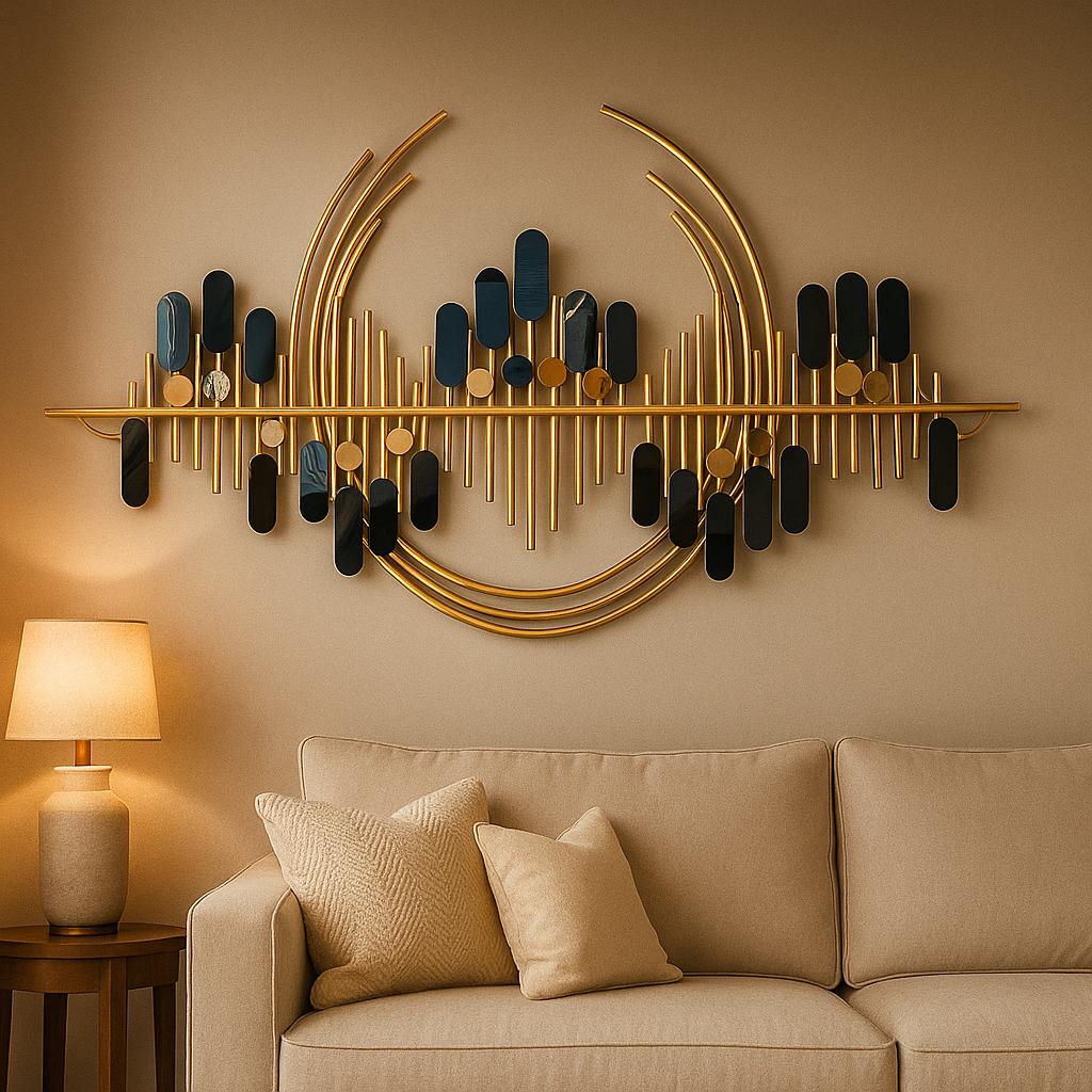 CAPSUL WAVE DECOR – Modern Iron Wall Décor for Stylish Home Interiors | Havenly Homes - Havenly Homes