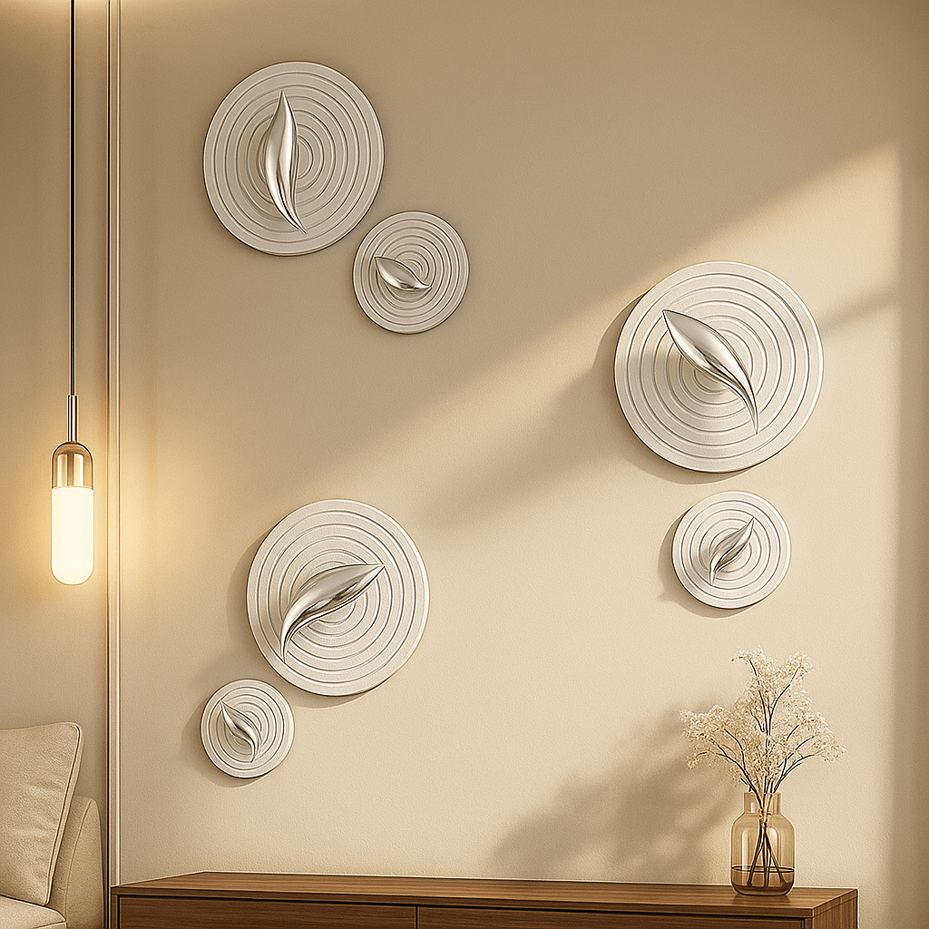 Fish Circle Frame S3 | Premium Handmade Metal Wall Art for Home Décor - Havenly Homes