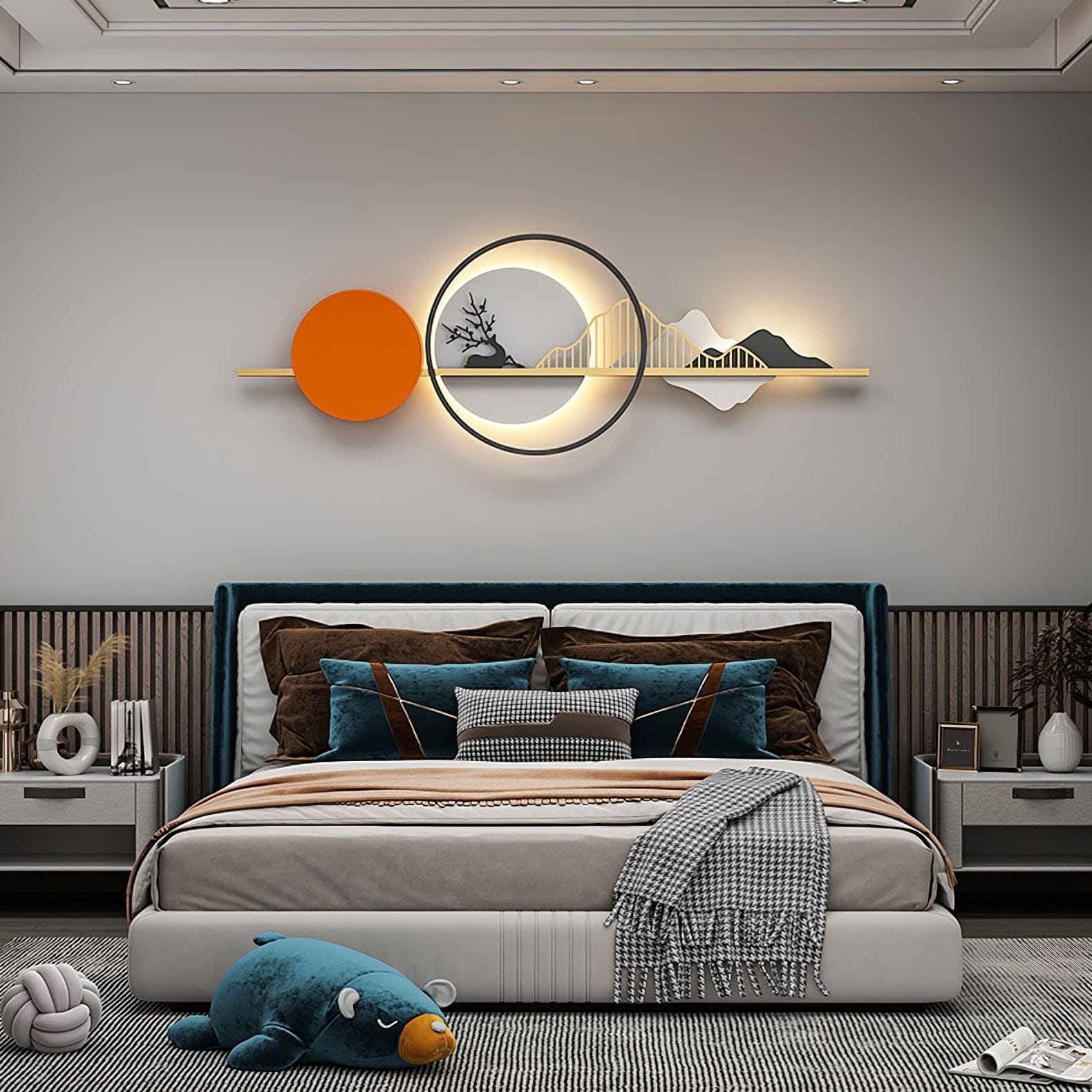 Arcadia Line Wall Art | Modern Iron & Steel Wall Décor | Havenly Homes - Havenly Homes