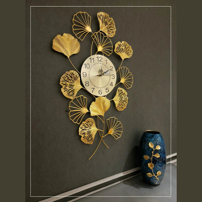 Curtis Time Gold Metal Wall Clock Décor | Luxury Home Decoration - Havenly Homes