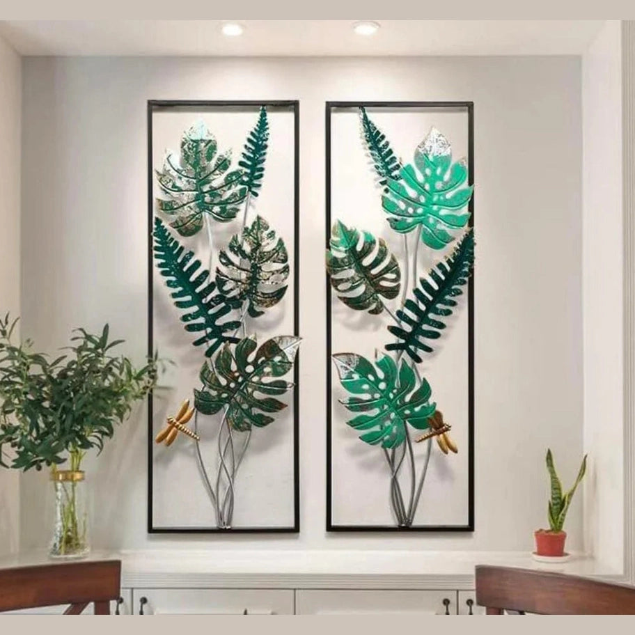 Palm Leaf Frame S2 – Elegant Iron Wall Décor | Home & Room Decoration - Havenly Homes
