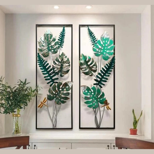 Palm Leaf Frame S2 – Elegant Iron Wall Décor | Home & Room Decoration - Havenly Homes