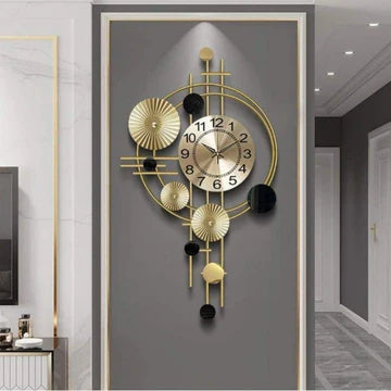 Universe Time Décor Wall Clock Premium Iron Wall Décor – Havenly Homes - Havenly Homes
