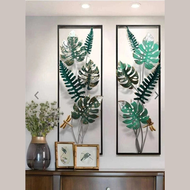 Palm Leaf Frame S2 – Elegant Iron Wall Décor | Home & Room Decoration - Havenly Homes