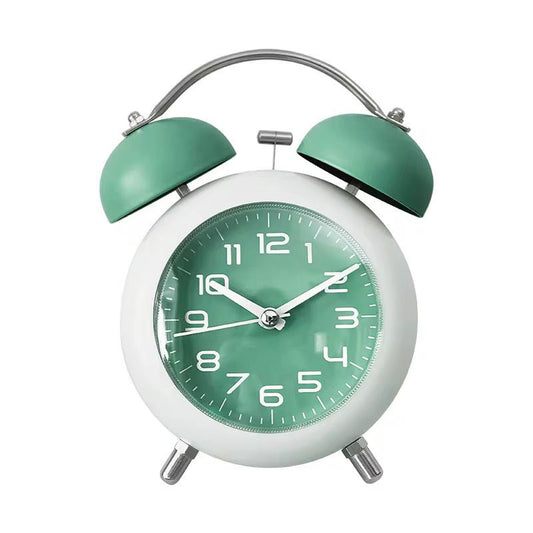 Art Deco Silent Desk Alarm Clock with Snooze Function – Havenly Homes