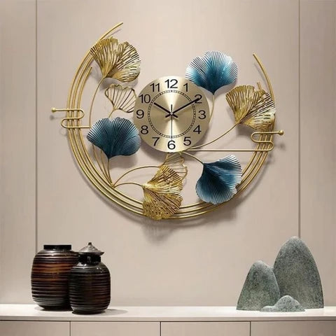 Welson Time Metal Wall Clock Décor | Modern Home Decoration - Havenly Homes